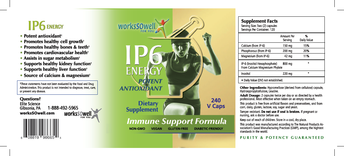 IP6 Energy Immune Support Formula (240 V-caps)