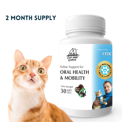 1-TDC Oral Health + Mobility Support for Cats (30 count)