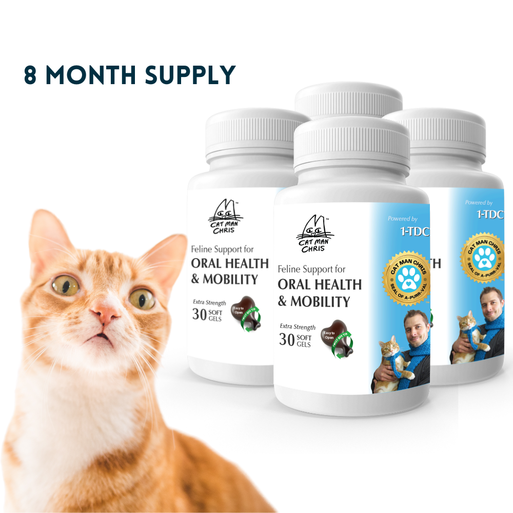 1-TDC Oral Health + Mobility Support for Cats (120 count)