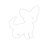 Small dog icon