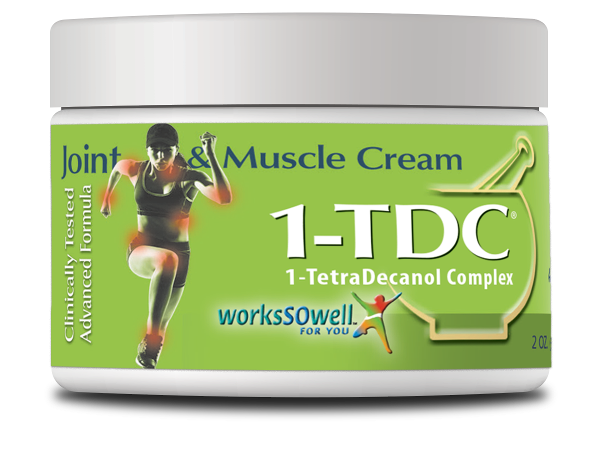 1-TDC Joint & Muscle Starter pack (4 Bottles / 360 Soft Gels + 1 jar / 2 oz cream)