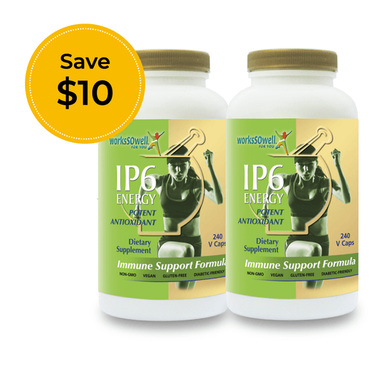 IP6 Energy Immune Support 2 Bottles (480 V-Caps)