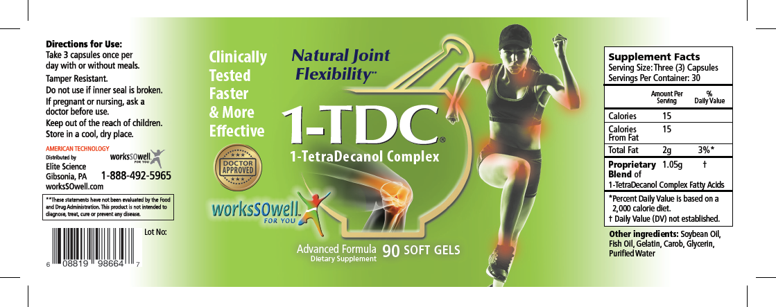 1-TDC Joint & Muscle Health Daily Supplement - 12 Bottles (1080 soft gels)