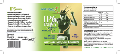 IP-6 Immune Support -4 bottles (960 V-Caps)